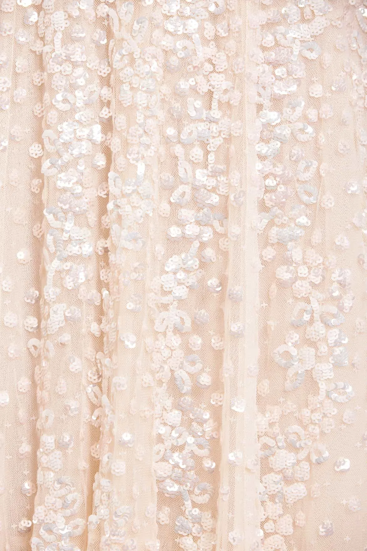Farm Scene Confetti Gloss Off-Shoulder Gown