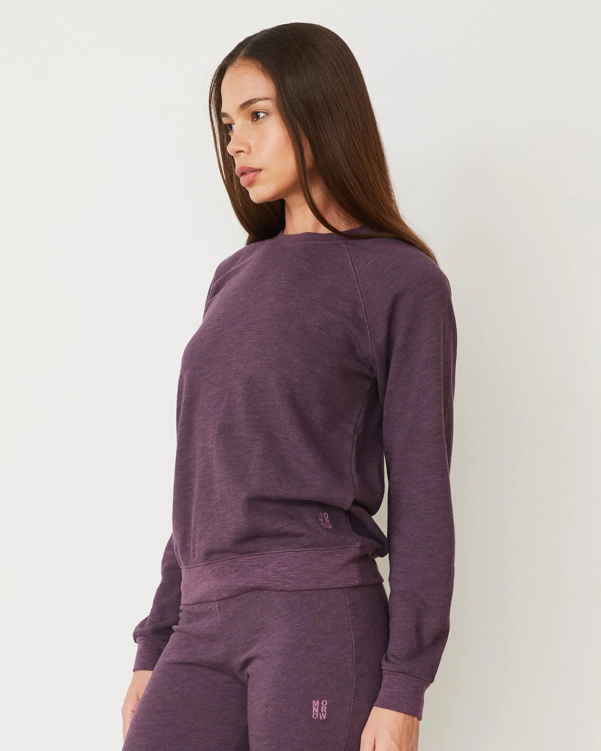 Original Fleece Vintage Raglan Subtle Lines Sweetheart-Neck
