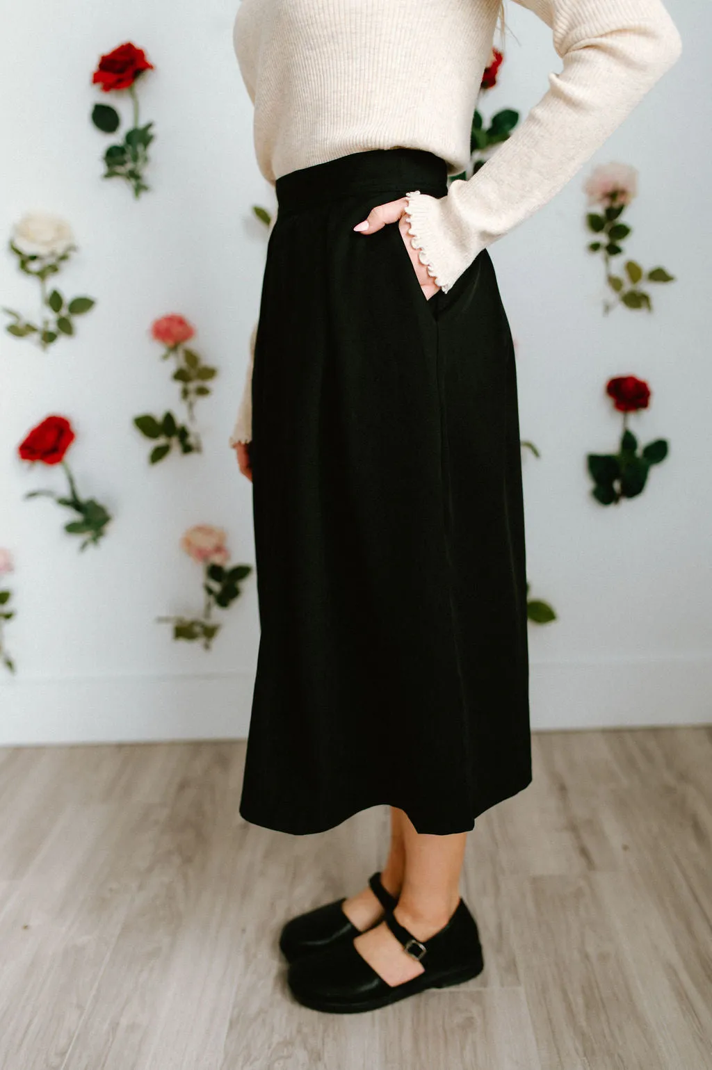 Shelby Skirt Black High End Quality Neat Mood