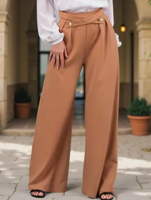 Fashion loose straight pants Everyday Comfort Wrinkle Resistant