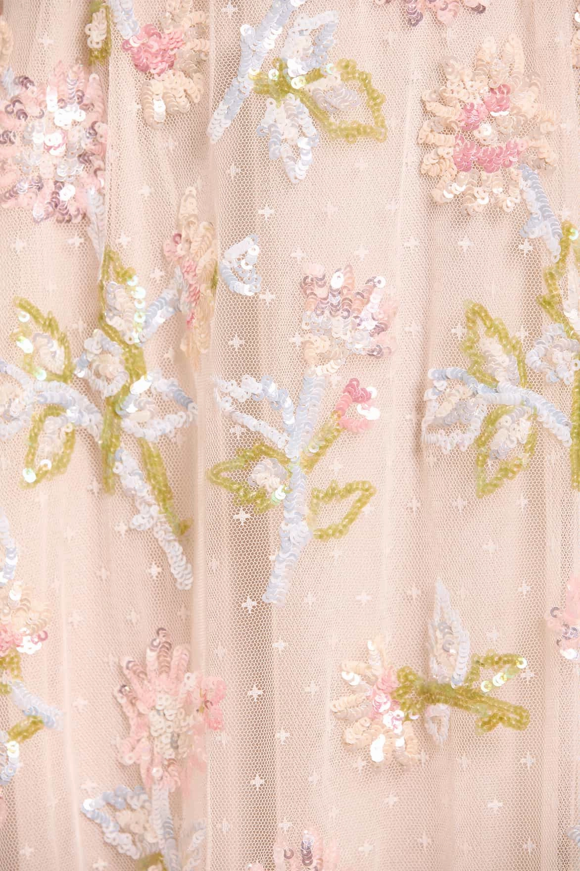Sequin Dandelion Gloss Ballerina Dress Trend Detail