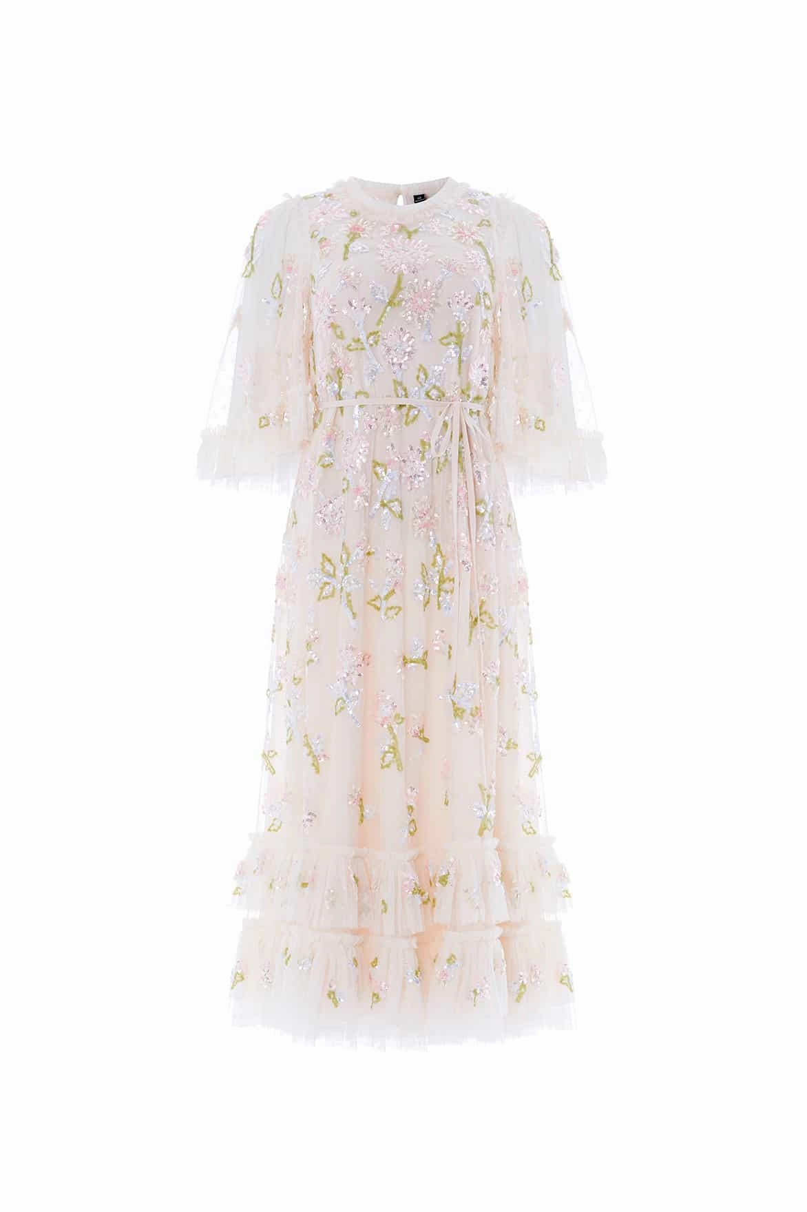 Inclusive Fit Sequin Dandelion Gloss Ballerina Dress