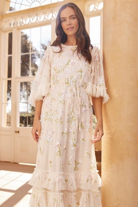 Sequin Dandelion Gloss Ballerina Dress Delicate Tone