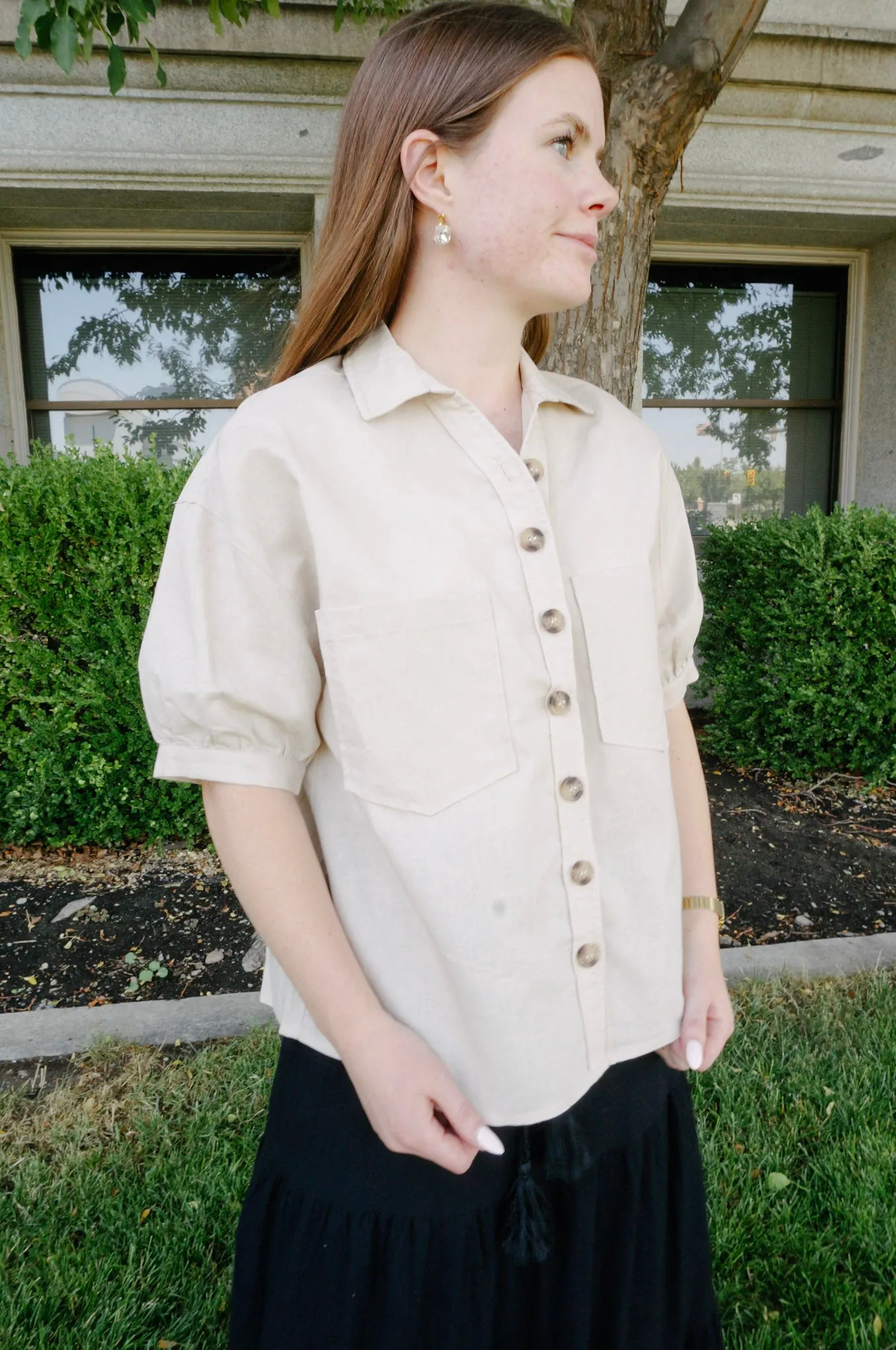 WrinkleFree Finish Faye Blouse
