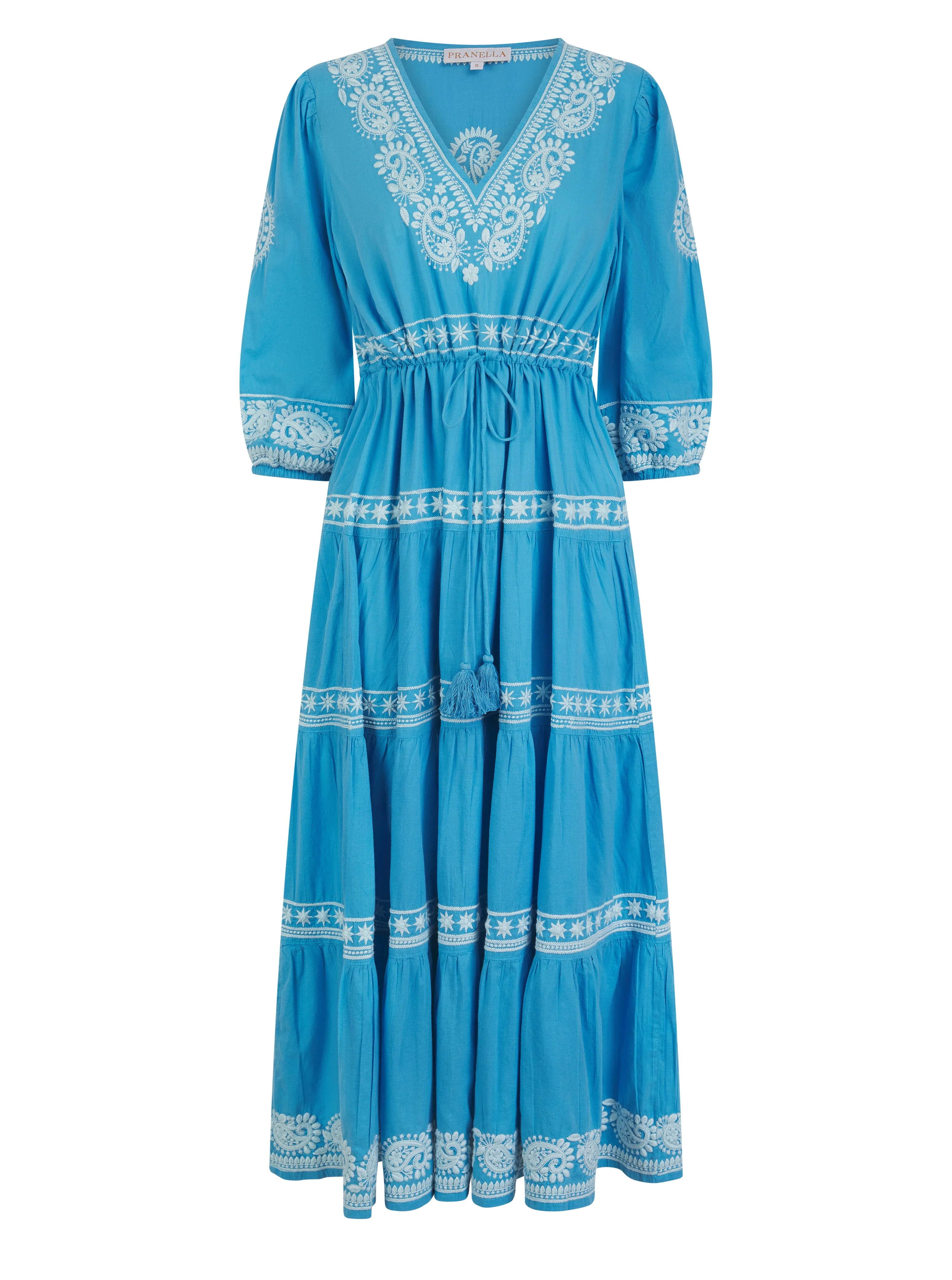 Azul Kaftan Cornflower Chic Energy Open Back