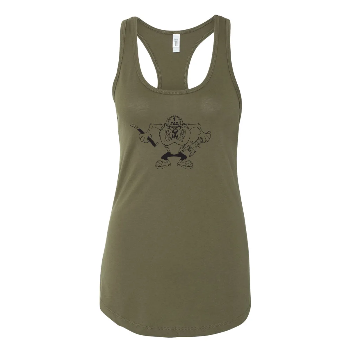 FFC 343 Crazy Taz Premium Women's Racerback Tank