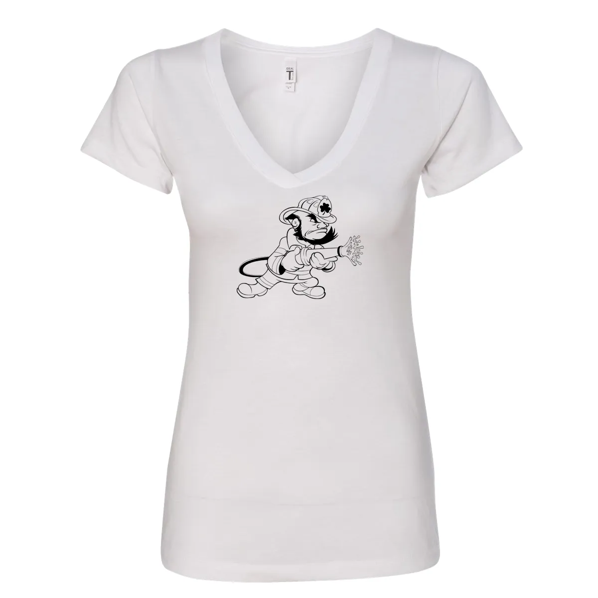 FFC 343 Fighting Irish Women's V-Neck Shirt