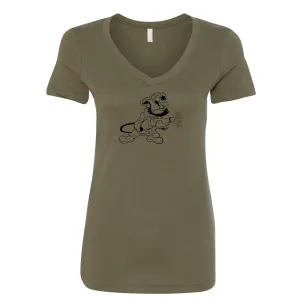 FFC 343 Fighting Irish Women's V-Neck Shirt