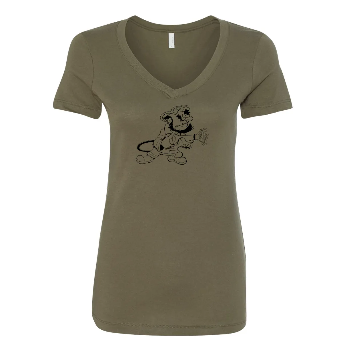 FFC 343 Fighting Irish Women's V-Neck Shirt