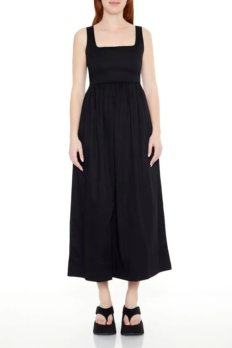 Fit &amp; Flare Maxi Dress