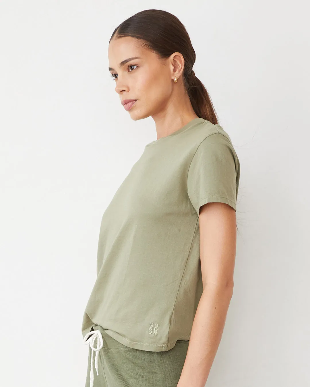 NonChafing Fabric Basic Crew Neck Tee