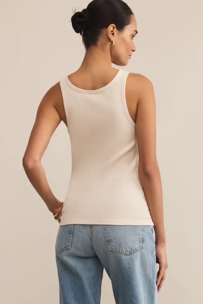 Stylish Dress Classic Scoop Rib Tank by Z Supply