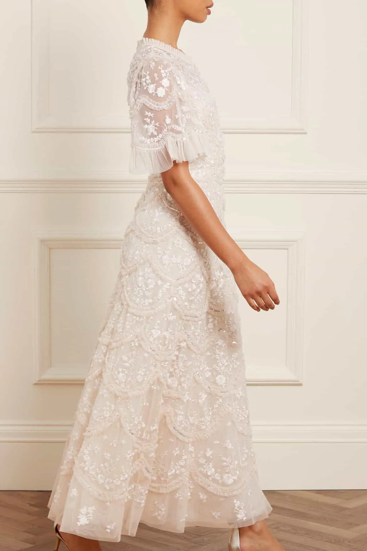 Sophisticated Comfort Lily Bloom Ankle Gown