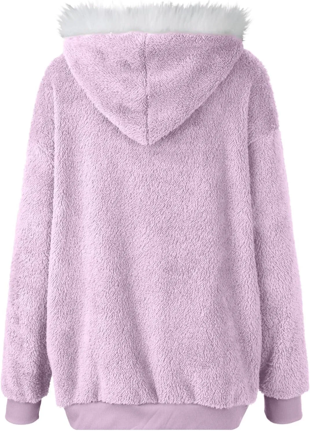 Fleece Jacket Women Sherpa-Lined Zip Up Long Sleeve Zip Up Hoodie Women Winter Jackets For Women Fall Jackets For Women 2024