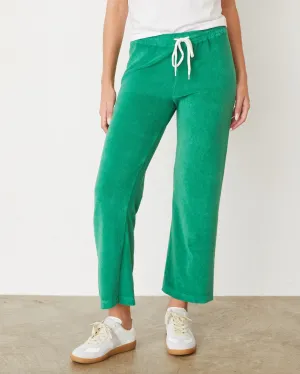 Terry Cloth Crop Pant Smart Motion