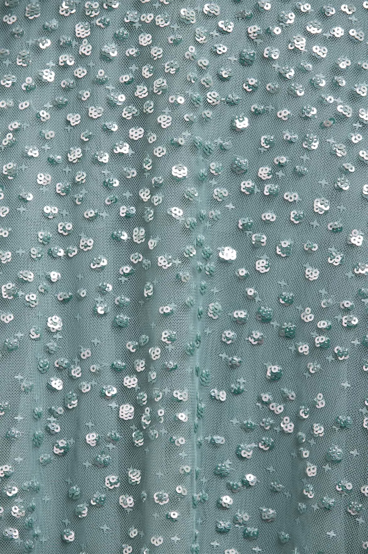 Dappled Sequin One-Shoulder Ballerina Dress Lounge Vibes