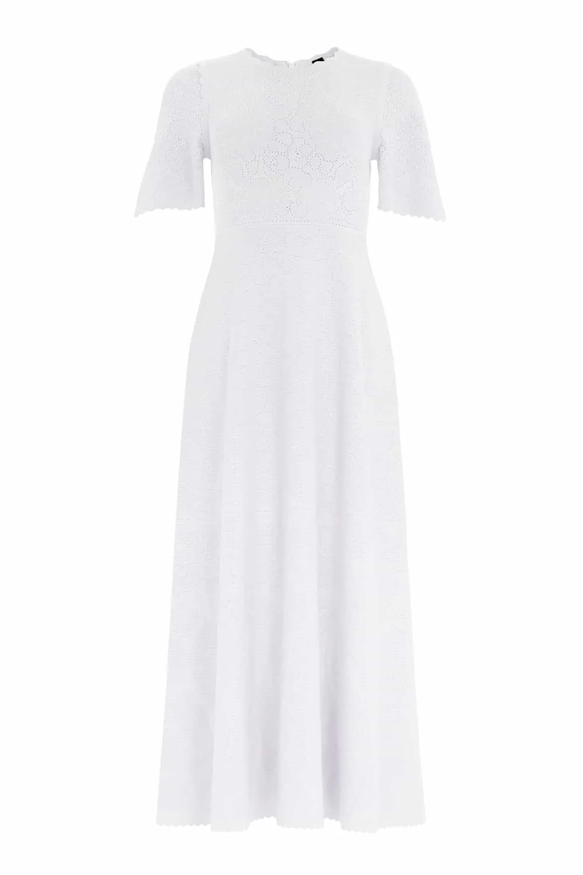 Floral Pointelle Knit Gown Confident Mood Flexible Waist