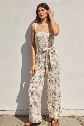 FLORENCE WIDE LEG JUMPSUIT Office Fancy