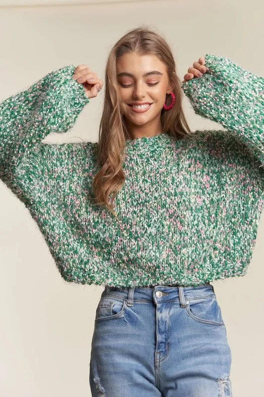 Floret Sweater Green