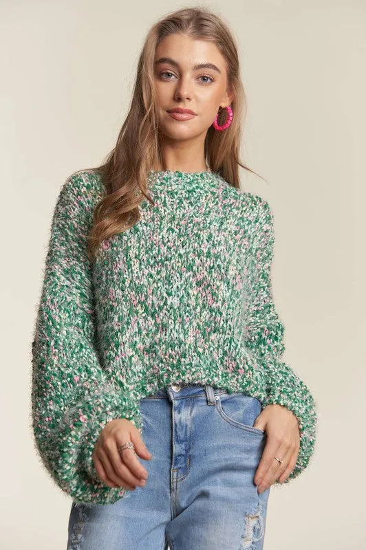 Floret Sweater Green
