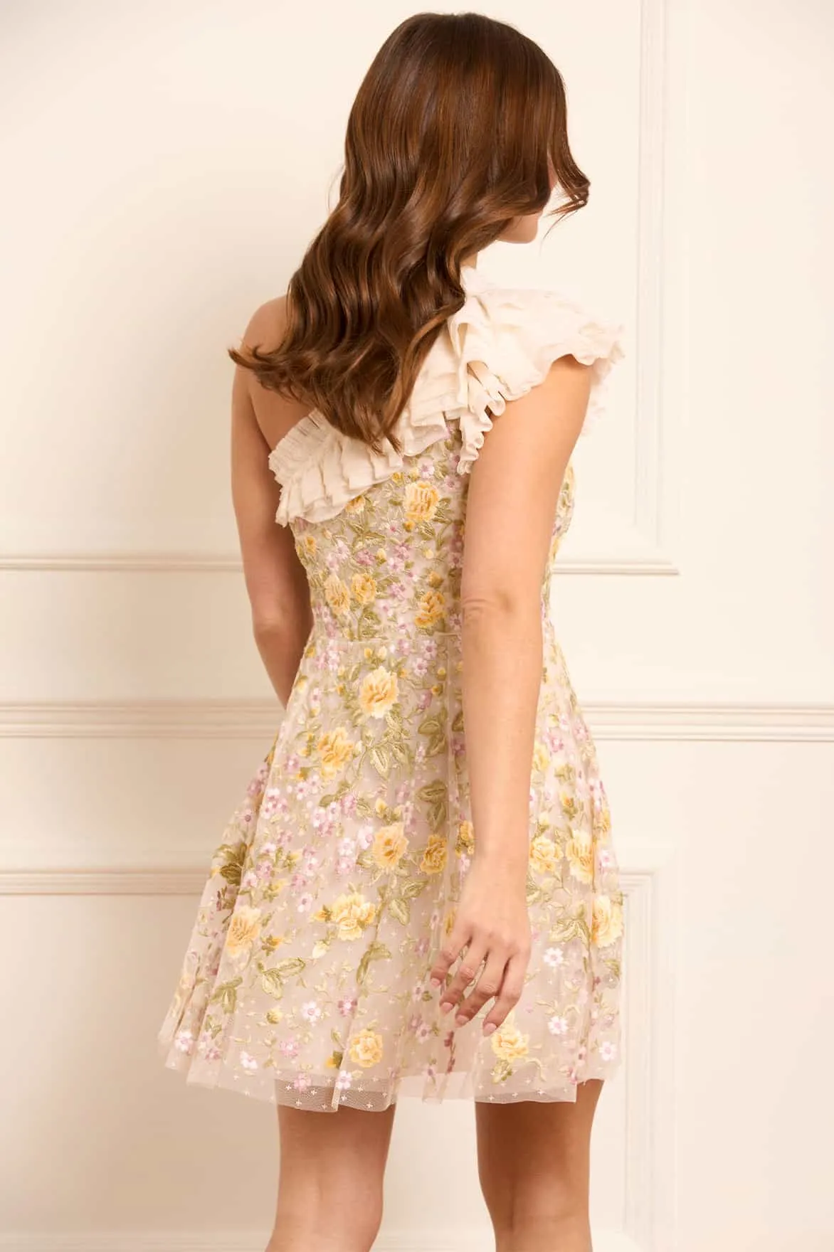 Florine One-Shoulder Mini Dress Relaxed Layer Daily Comfort