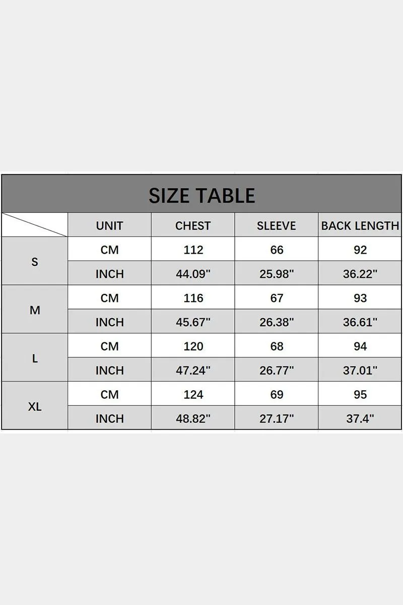Raglan Sleeve ELASTIC HEM ZIP UP PLAID PATTERN LONG JACKET