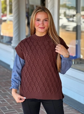 Temperature Regulating Fabric Dear John Briana Top in Cappuccino
