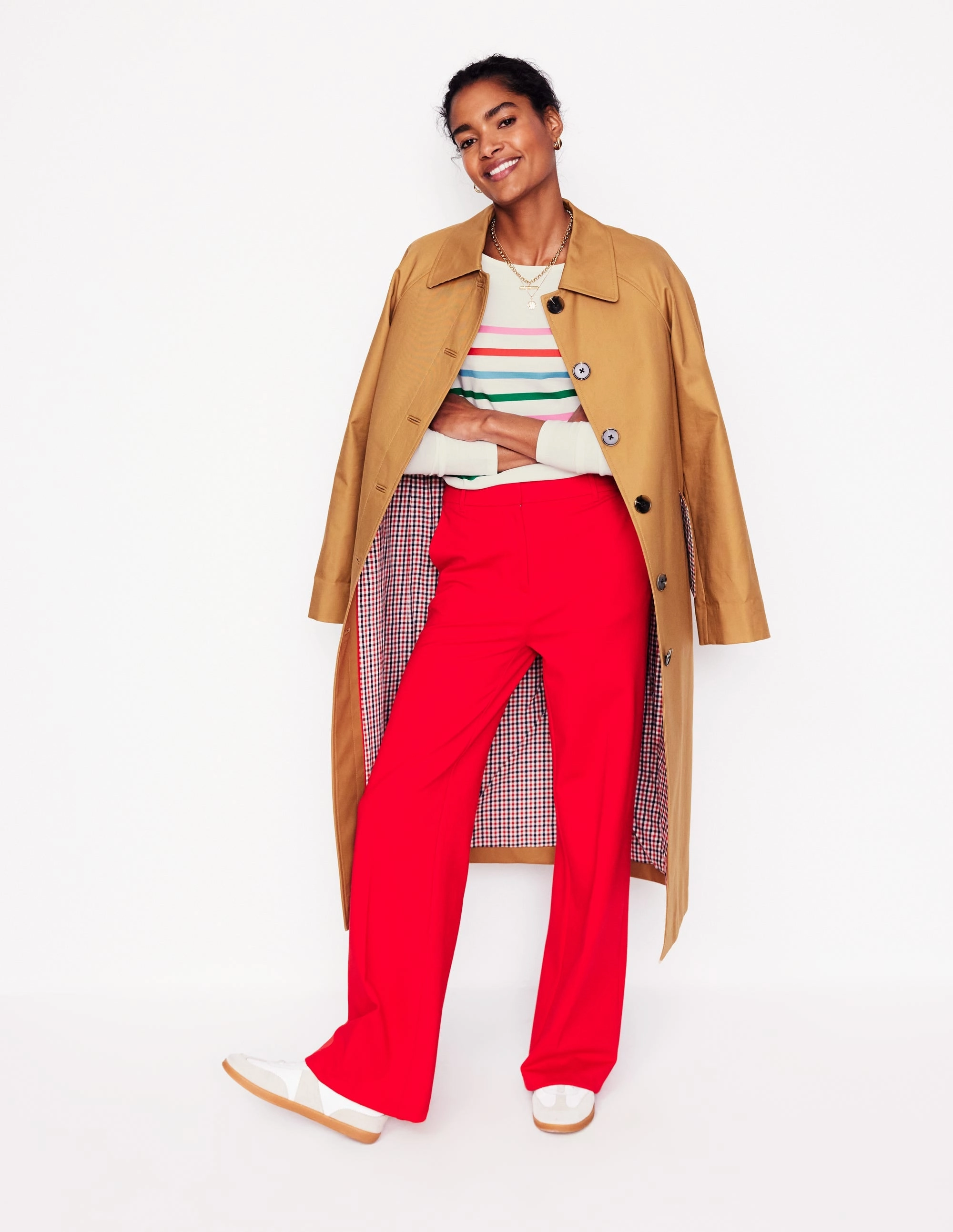Ella Long Sleeve Breton-Ivory, Multi Placement Airflow Mesh Panel
