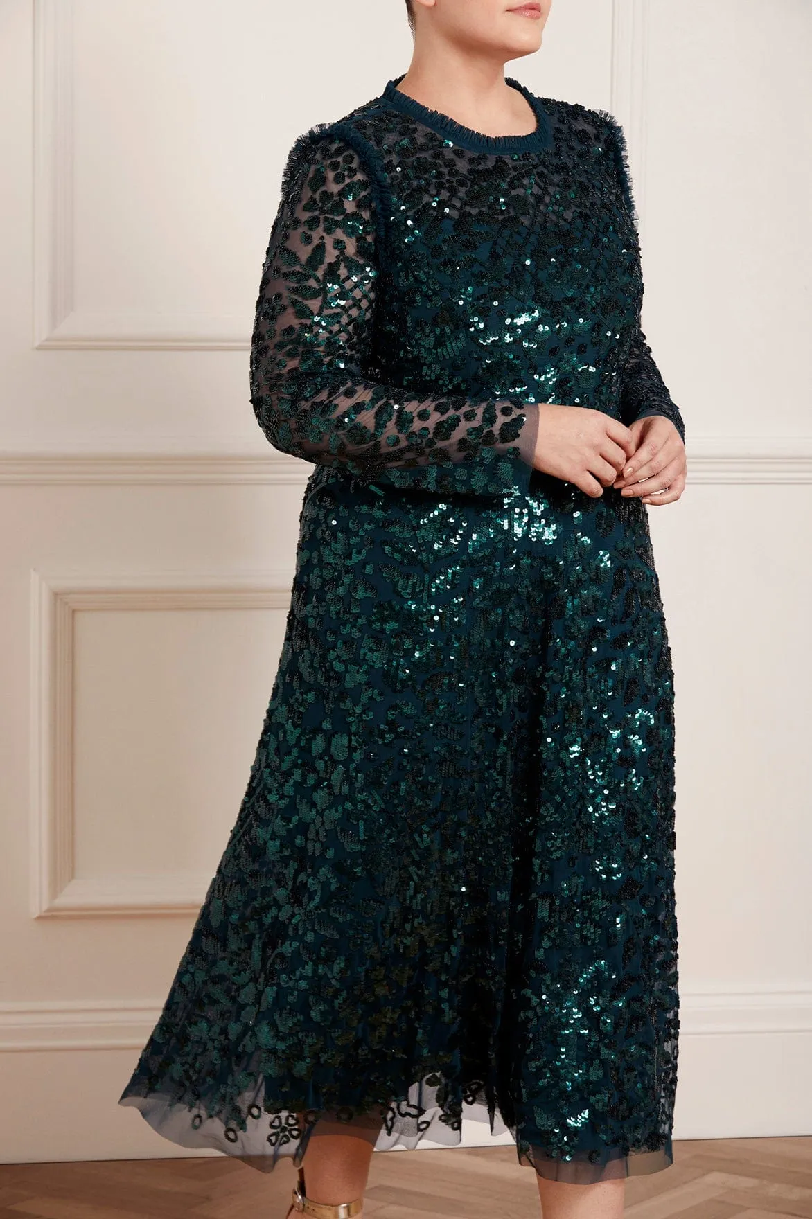 Chic Rhythm Aurelia Long Sleeve Ballerina Dress