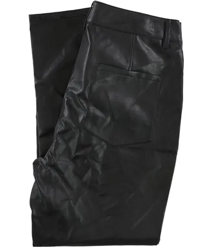 Free People Womens Faux Leather Skinny Fit Jeans