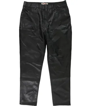 Free People Womens Faux Leather Skinny Fit Jeans