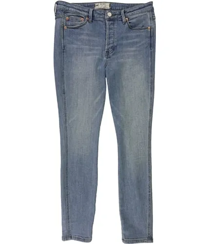 Free People Womens High Rise Slim Fit Skinny Jeans
