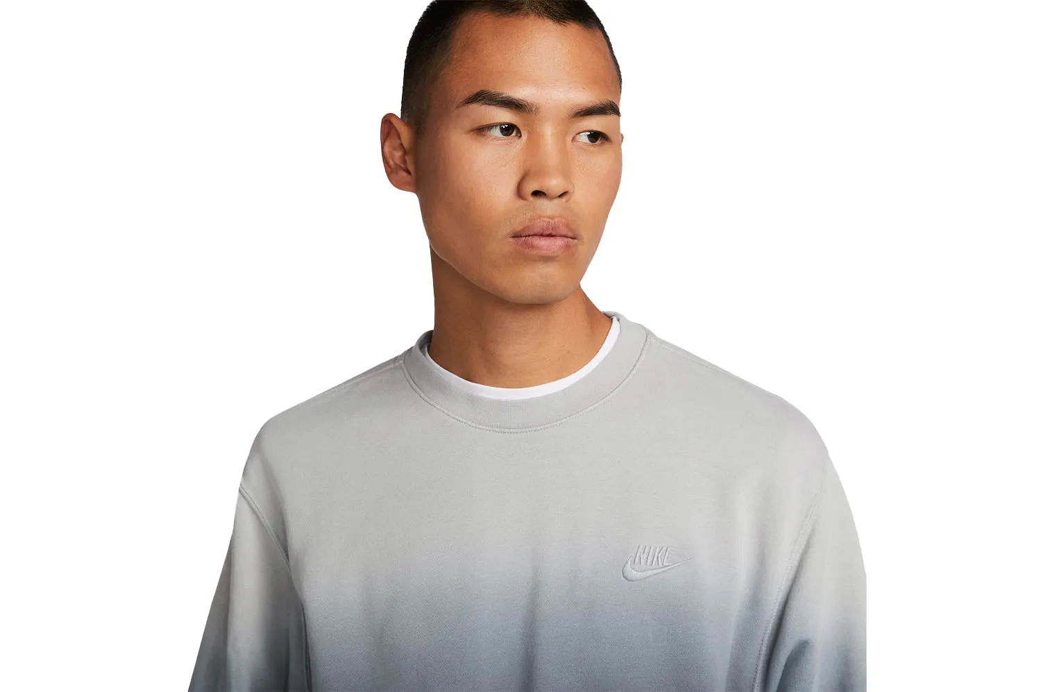 French Terry Dip Dye Crewneck