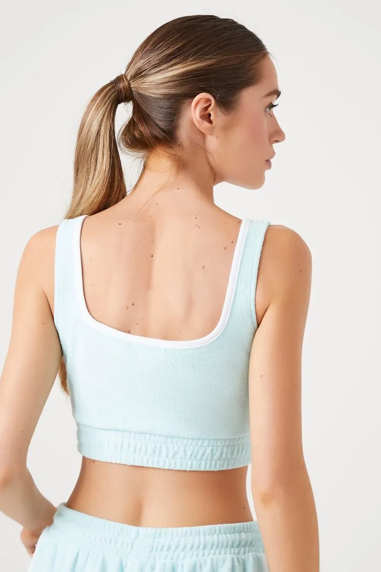 French Terry Ringer Sports Bra