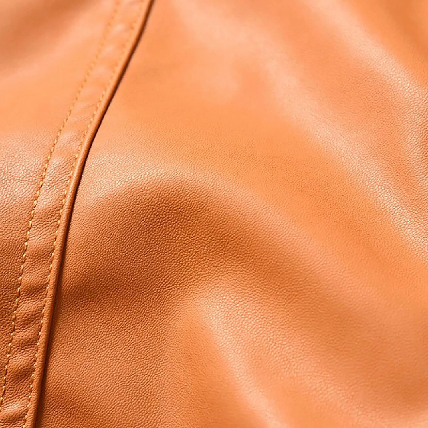 Full Zip Moto Biker Jacket Women Faux Leather Motorcycle Coats Trendy Spring Fall Outerwear with Zipper Pockets