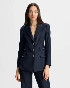 Nalani Dickey Jacket Navy rainy weather Easy Fit
