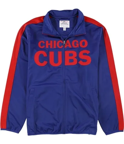 G-Iii Sports Mens Chicago Cubs Track Jacket, TW3