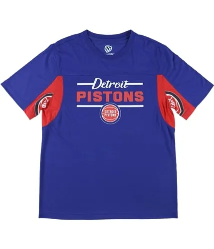 G-Iii Sports Mens Detroit Pistons Graphic T-Shirt, TW1