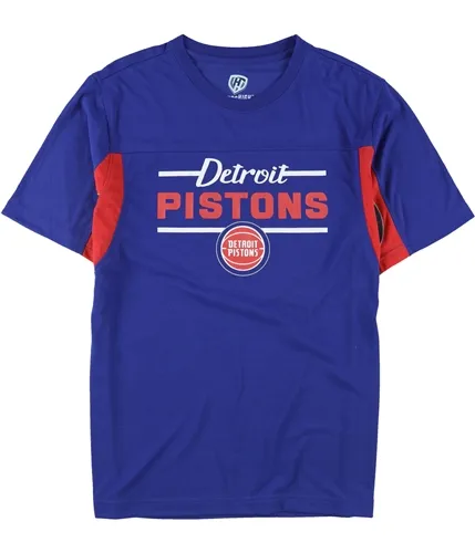 G-Iii Sports Mens Detroit Pistons Graphic T-Shirt, TW1