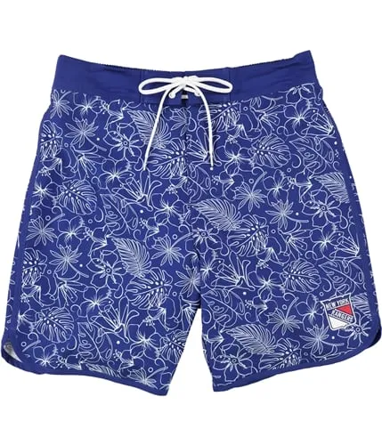 G-Iii Sports Mens Ny Rangers Swim Bottom Trunks, TW1