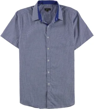 Galaxy Mens Slim Fit Two Tone Button Up Shirt