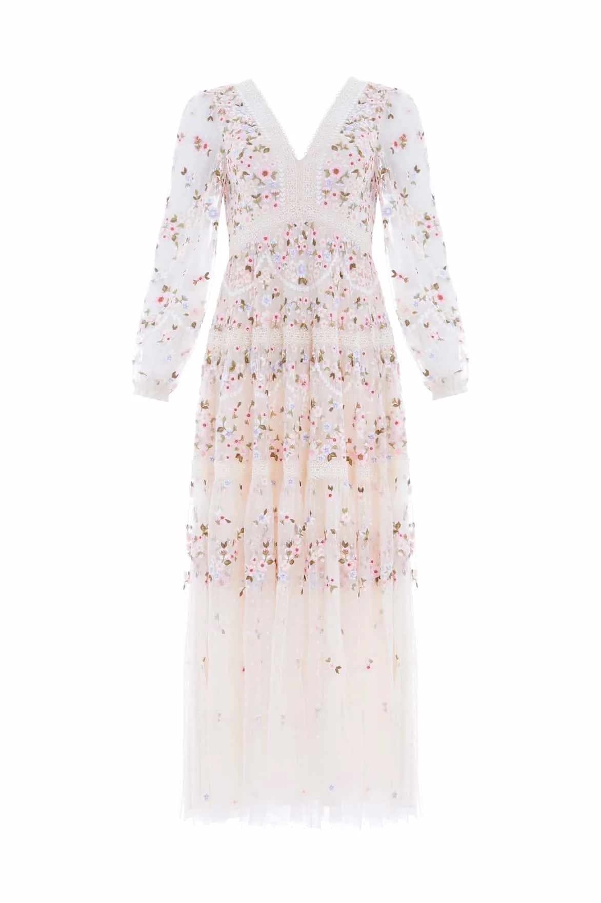 soft elegance London Cool Garland Ribbon Ankle Gown