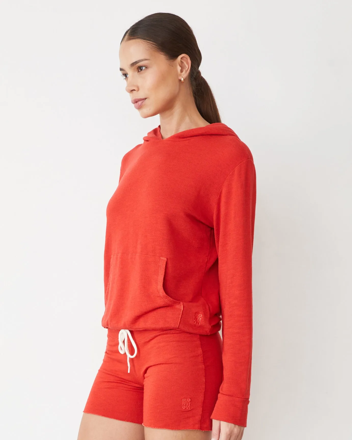Sleeveless Top Moisture Management Supersoft Pullover Hoody