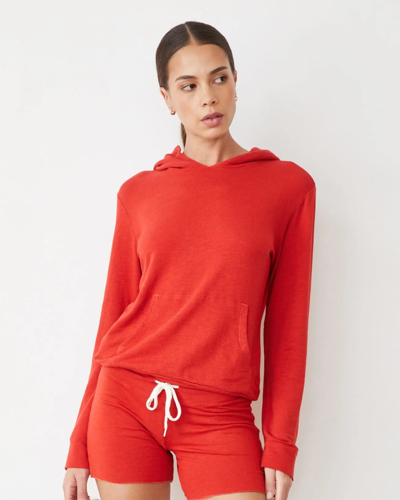 Breathable Mesh Insert Supersoft Pullover Hoody