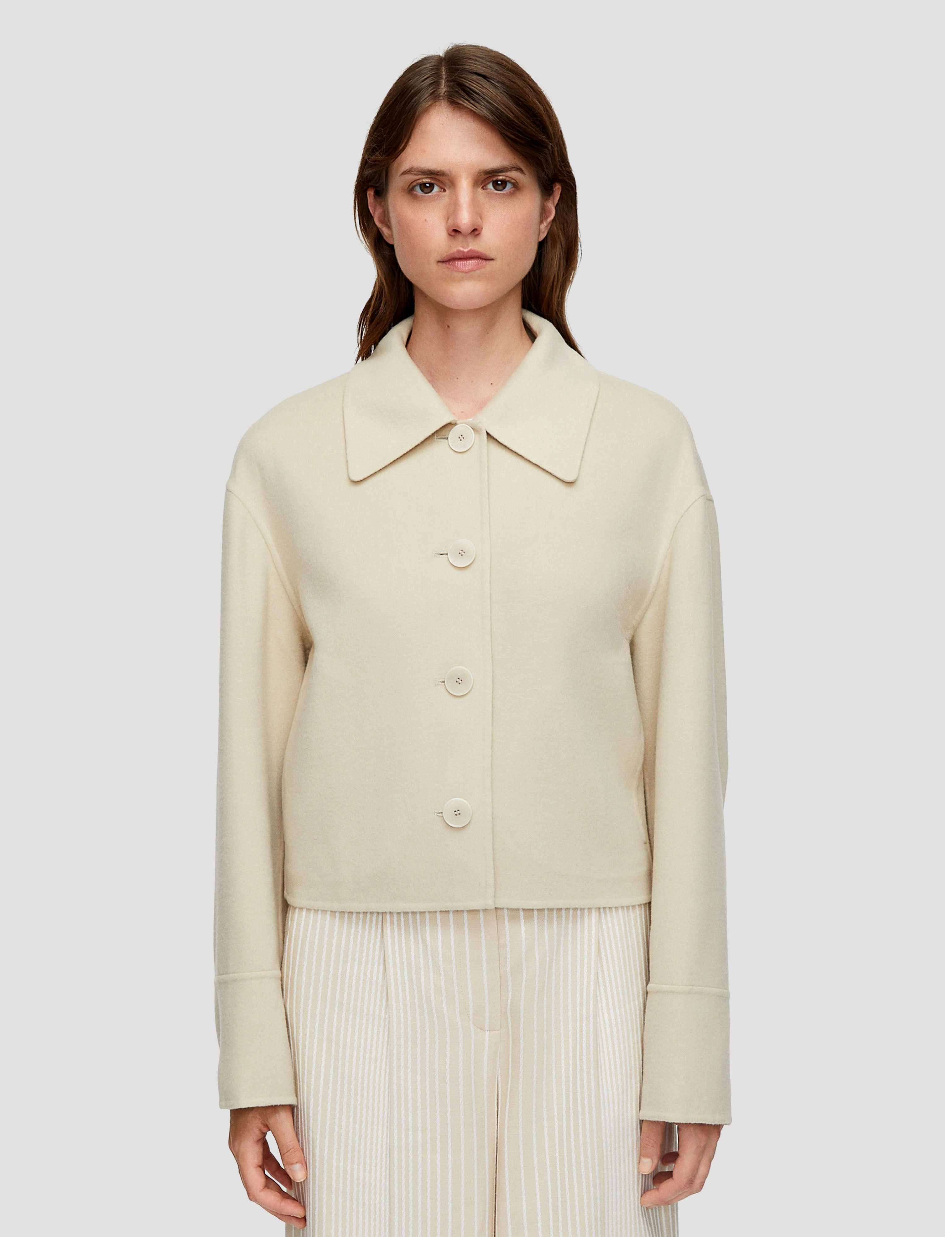 Abrasion Resistant Surface Resilience Gerrard Light Double Face Wool Jacket