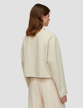 Gerrard Light Double Face Wool Jacket Equity Faux Fur