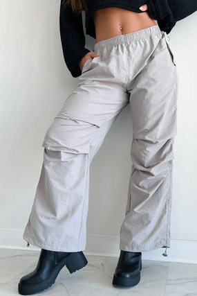 Gibbs Nylon Parachute Pants (Grey) All Day Fit SoftLining