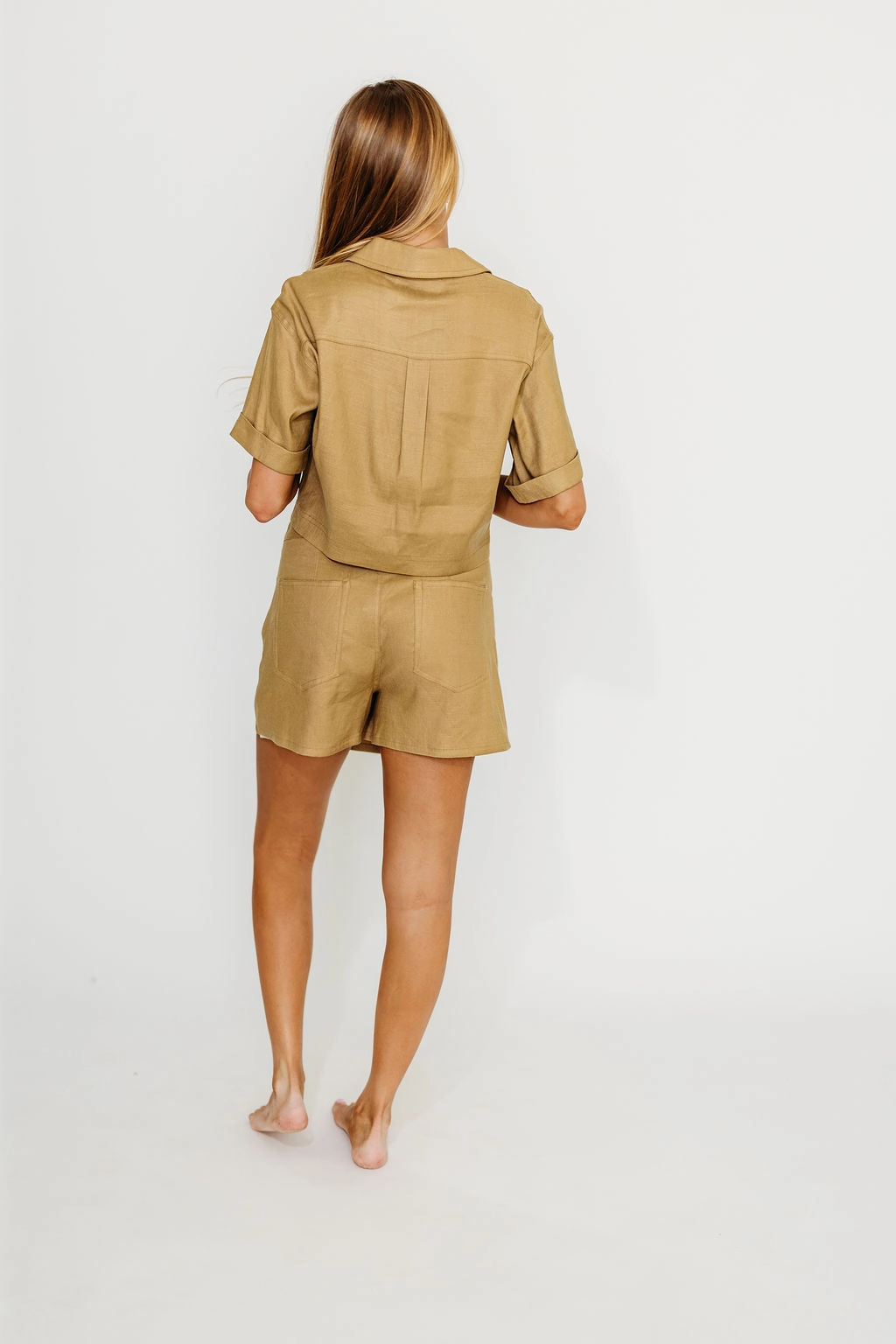 Gibson Skort in Khaki *Final-Sale* Quick Dry Fit Jogging Ready