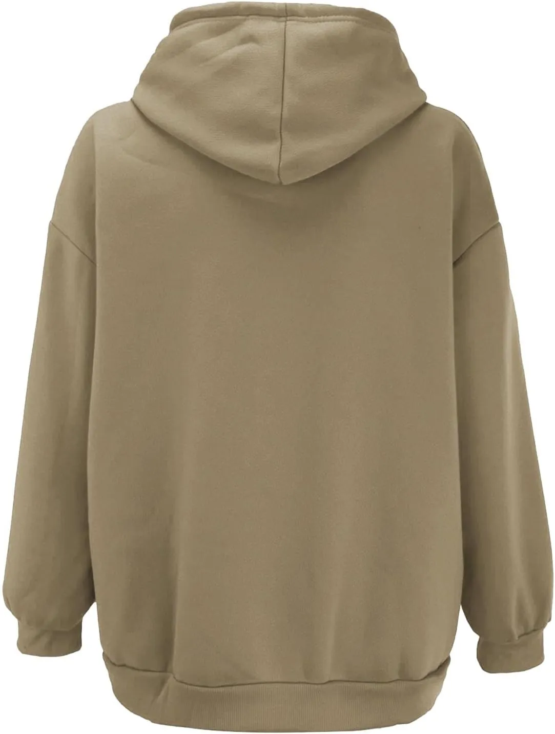 GIERIDUC Women's Oversized Zip Up Hoodies Sweatshirts Womans Sweatshirts And Hoodies Jacket With Hoodie Cowl Neck Top
