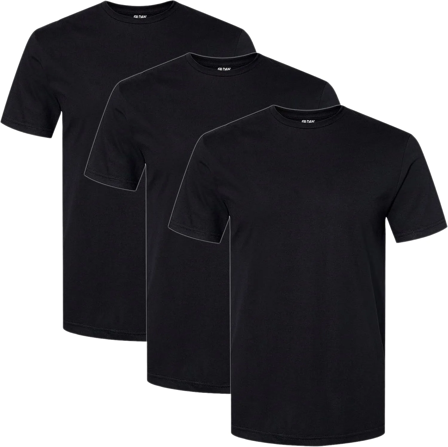 Gildan Men's Cotton Stretch T-Shirts, Multipack